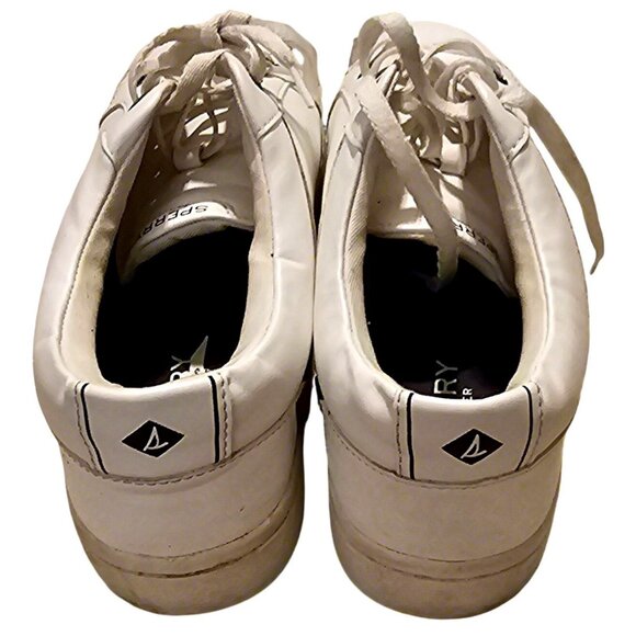 Sperry Women's White Femmes Canvas Sneakers Size 11 (STS 86035) - Picture 4 of 10